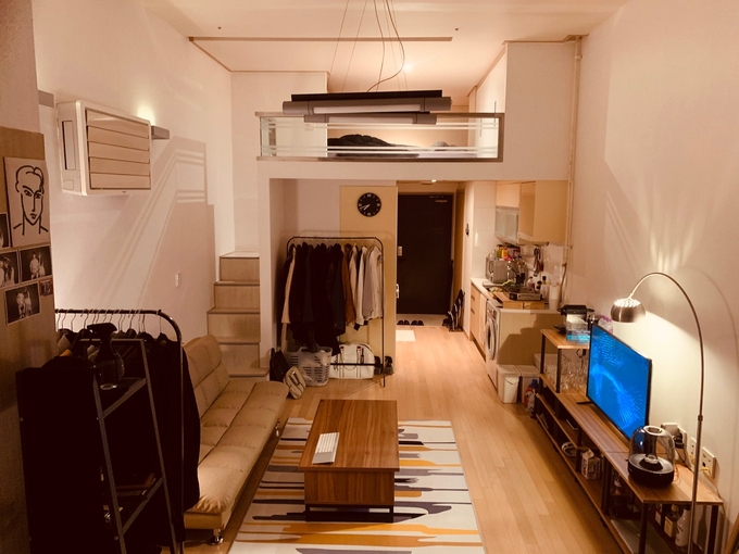 대략 이런 분위기의 자취방을 원했다.