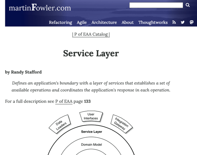 이 때는 뭐만 하면 마틴 파울러 블로그에 들어갔었다.