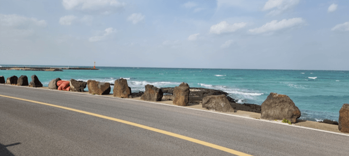 어느 한 해안도로